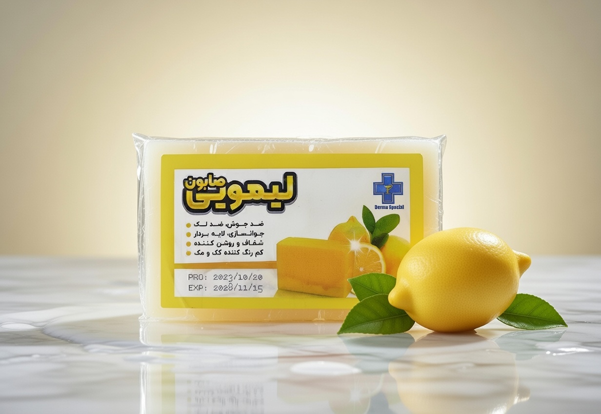 صابون لک و جوش لیمویی